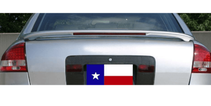 Toyota Echo DAR Spoilers Custom Wing w/ Light FG-155