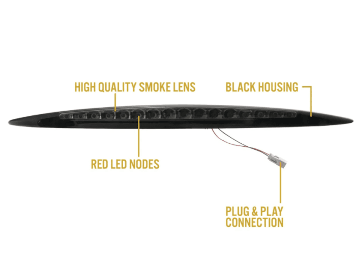Honda S2000 DEPO Led 3Rd Brake Light - Smoke Lens thumbnail 6