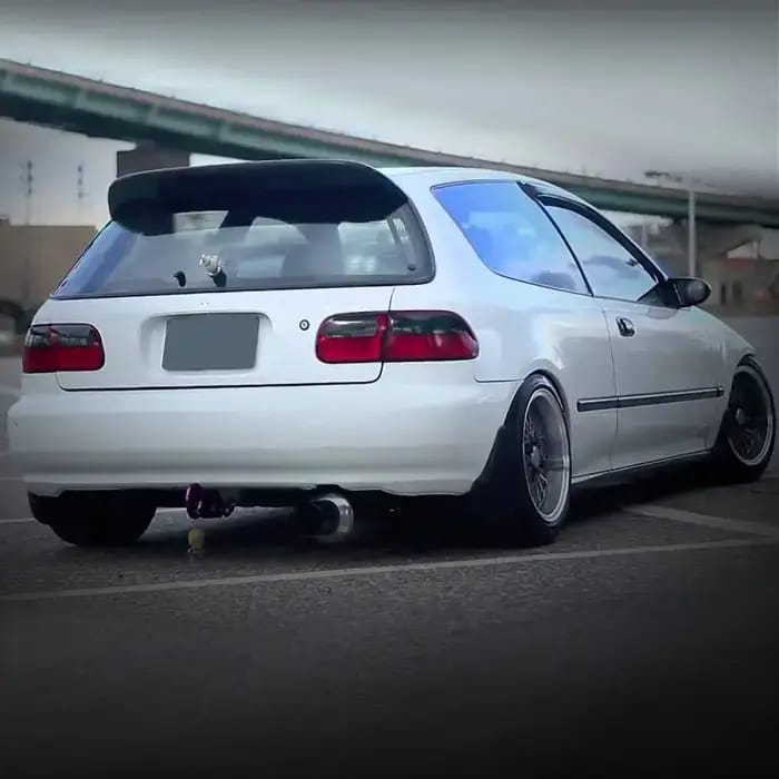 Honda Civic HB Spec-D Taillights - Red & Clear - LT-CV923RG-RS thumbnail 2