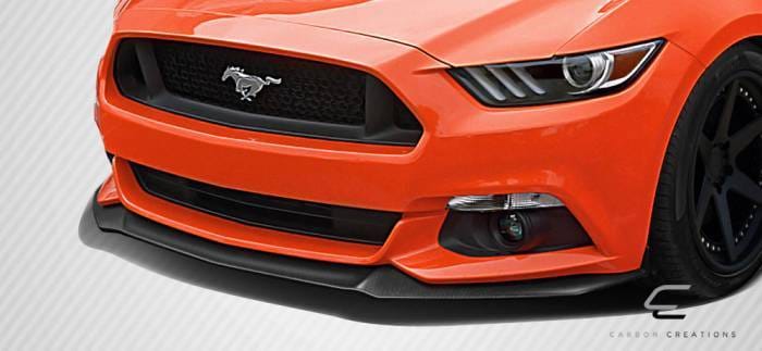 Ford Mustang Performance Carbon Fiber Front Bumper Lip Body Kit 112444 thumbnail 2