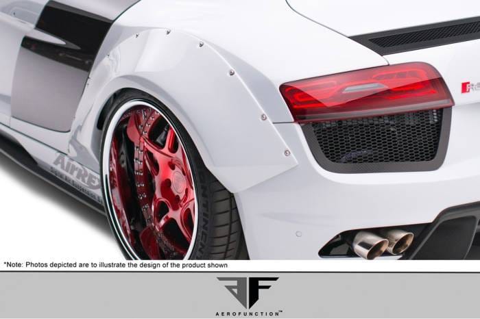 Audi R8 AF Signature Series Aero Function Rear Fender Flares 113068 thumbnail 3