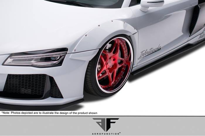 Audi R8 AF Signature Series Aero Function Front Fender Flares 113067 thumbnail 2
