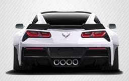Corvette Gran Veloce DriTech Carbon Fiber Rear Bumper Lip Body Kit 113156