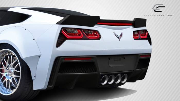 Corvette Gran Veloce DriTech Carbon Fiber Rear Bumper Lip Body Kit 113156 thumbnail 3
