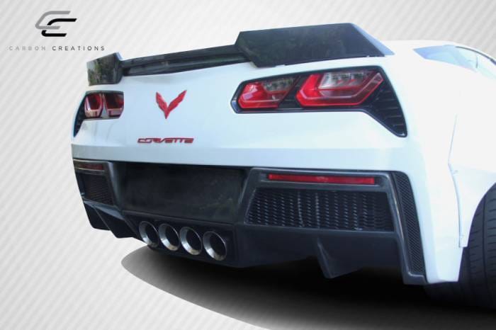 Corvette Gran Veloce DriTech Carbon Fiber Rear Bumper Lip Body Kit 113156 thumbnail 4