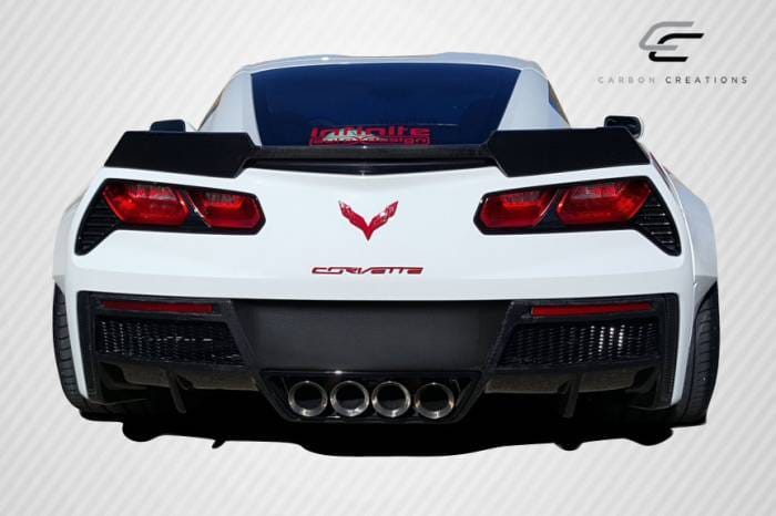 Corvette Gran Veloce DriTech Carbon Fiber Rear Bumper Lip Body Kit 113156 thumbnail 5