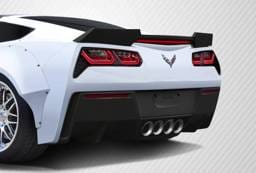 Corvette GT Concept DriTech Carbon Fiber Rear Bumper Lip Body Kit 113160
