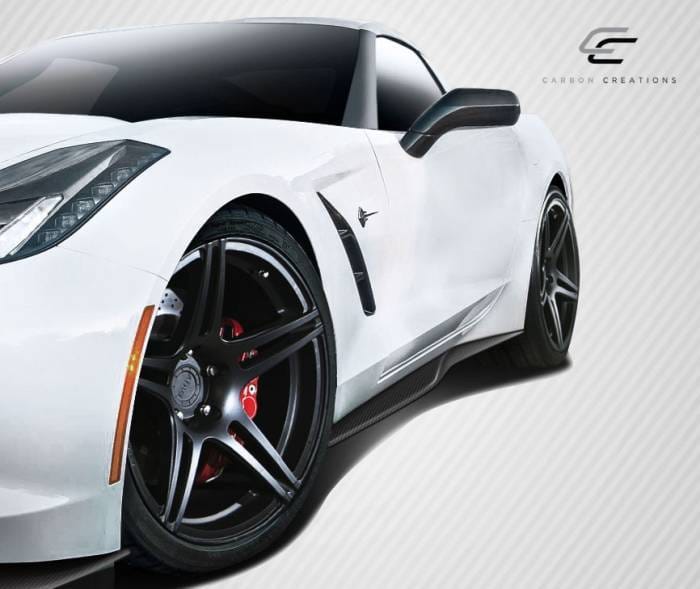 Corvette Thunderbolt DriTech Carbon Fiber Side Skirts Body Kit 113166 thumbnail 2