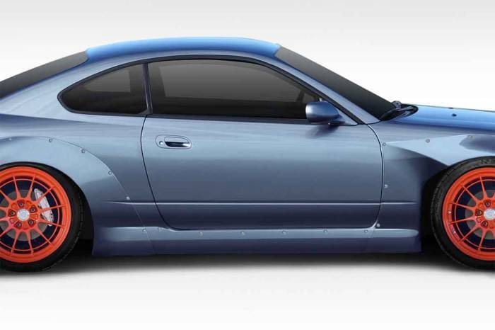 Nissan S15 Silvia TKO RBS Duraflex Wide Side Skirts Body Kit 114906