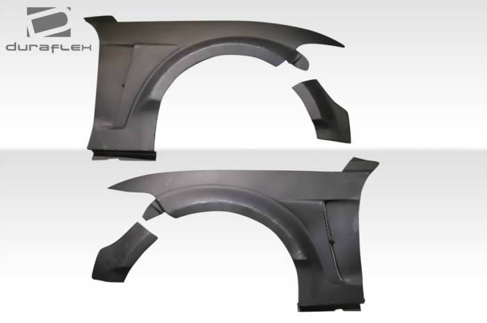Ford Mustang KT Wide Body Duraflex Wide Front Fender Flares 114951 thumbnail 3