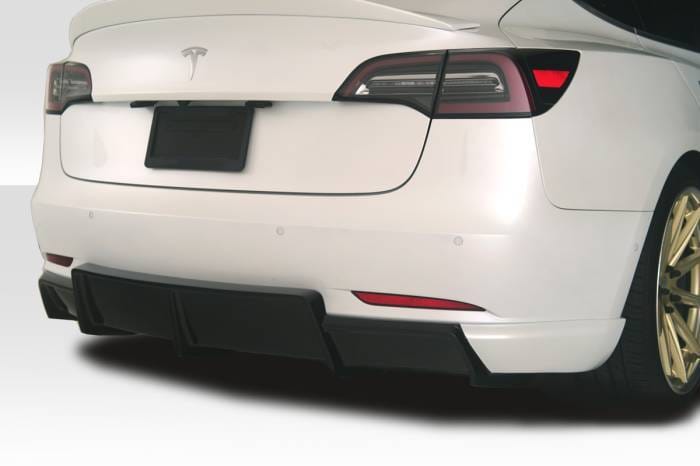 Tesla Model 3 GT Concept Duraflex Rear Bumper Diffuser Body Kit!!! 115467 thumbnail 2