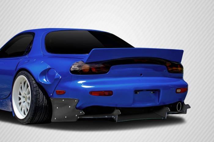 Mazda RX7 TKO Boss Carbon Fiber Wide Rear Diffuser Body Kit 115551