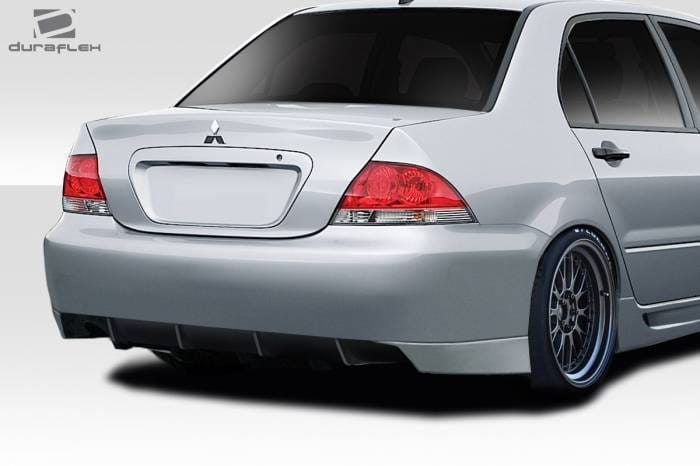 Mitsubishi Lancer Trackstars Duraflex Rear Body Kit Bumper 114668 thumbnail 2