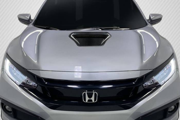 Honda Civic OEM Look Carbon Fiber Body Kit- Hood Scoop 117378
