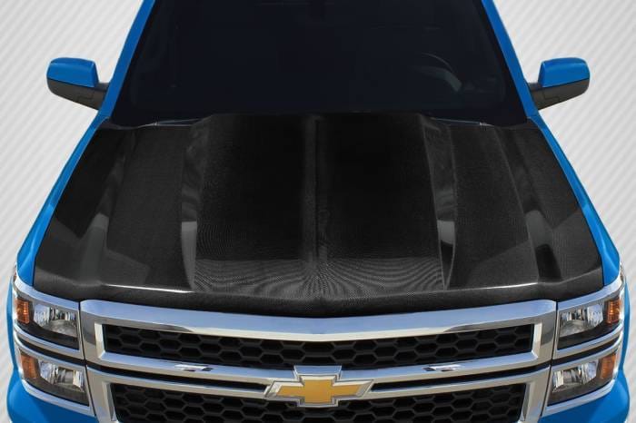 Chevrolet Silverado 2" Cowl Carbon Fiber Creations Body Kit- Hood 117531