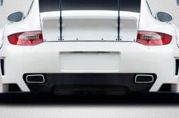 Porsche 997 Taka Carbon Fiber Rear Bumper Lip Diffuser Body Kit 117364