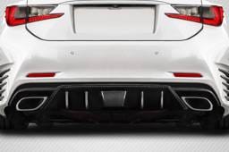 Lexus RC-F Downforce Aero Carbon Fiber Rear Diffuser Body Kit 118075