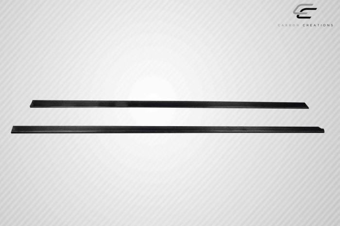 Mercedes C Class Radian Carbon Fiber Creations Side Skirts Body Kit 119093 thumbnail 2