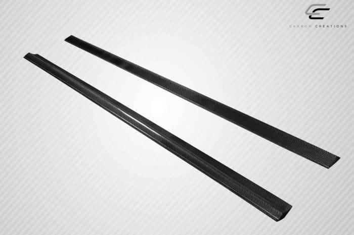 Mercedes C Class Radian Carbon Fiber Creations Side Skirts Body Kit 119093 thumbnail 3