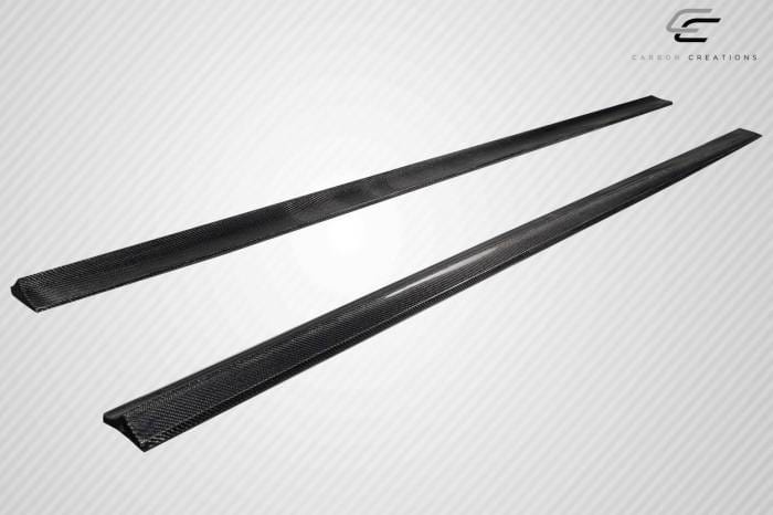 Mercedes C Class Radian Carbon Fiber Creations Side Skirts Body Kit 119093 thumbnail 4
