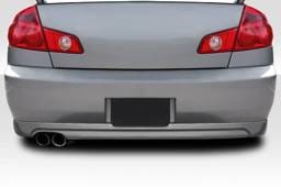 Infiniti G Sedan 4DR Nismo Look Duraflex Rear Lip Add On Body Kit 119132