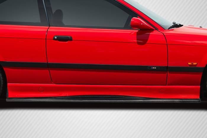 BMW M3 Motive Carbon Fiber Side Skirt Splitters Body Kit 119143