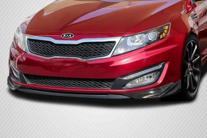 Kia Optima MC Carbon Fiber Front Bumper Lip Add Ons Body Kit 114524