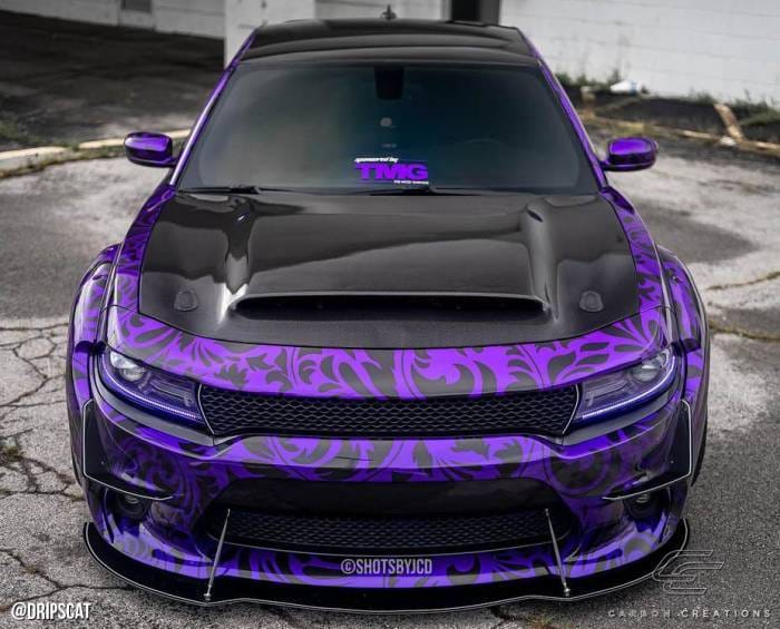Dodge Charger Demon Look Carbon Fiber Creations Body Kit- Hood 115679 thumbnail 4