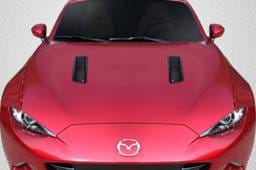 Universal Carbon Fiber Hood Louver Vents 116152