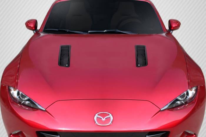 Universal Carbon Fiber Hood Louver Vents 116152