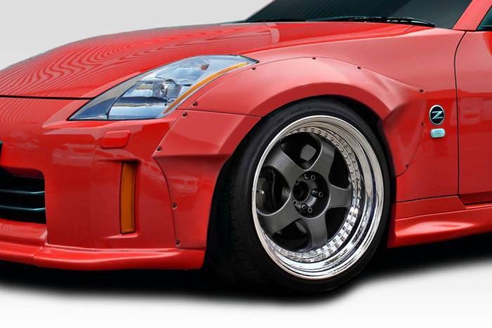 Nissan 350Z SDS Duraflex Front Fender Flares 116225 thumbnail 2