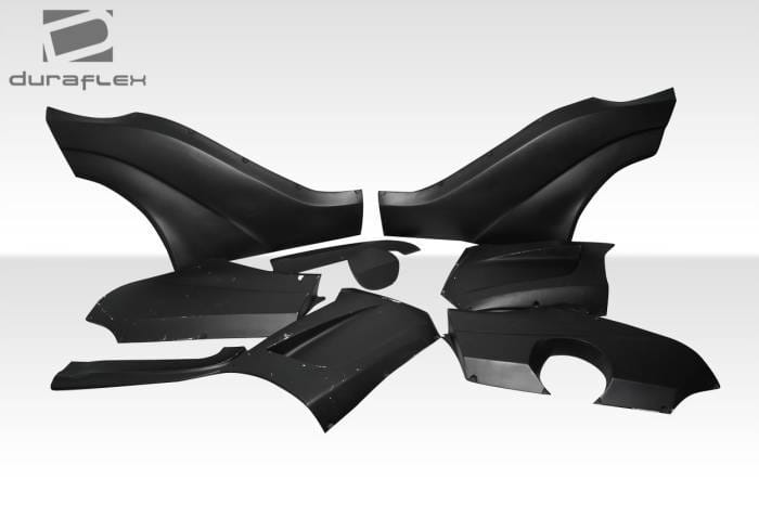 Subaru WRX VRS Duraflex 9 pcs Rear Fender Flares 116964 thumbnail 3