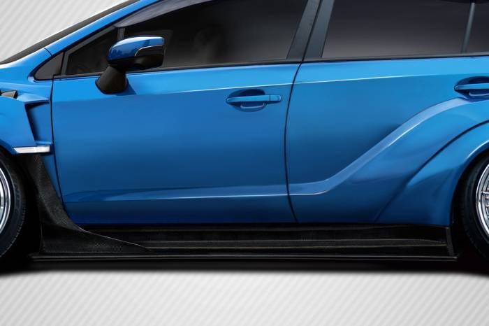 Subaru WRX VRS Carbon Fiber Wide Side Skirts Body Kit 116963