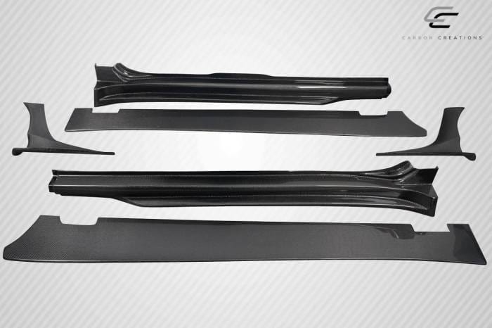 Subaru WRX VRS Carbon Fiber Wide Side Skirts Body Kit 116963 thumbnail 9