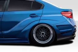 Subaru WRX VRS Duraflex 9 pcs Rear Fender Flares 116964