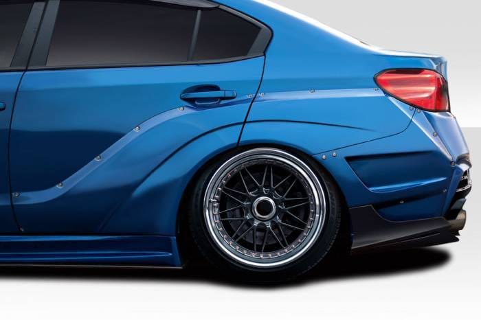 Subaru WRX VRS Duraflex 9 pcs Rear Fender Flares 116964
