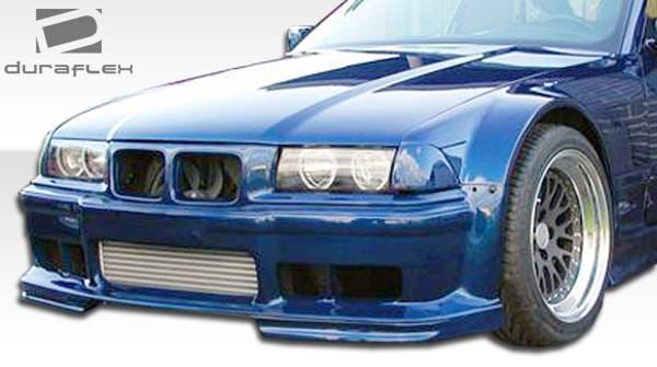 BMW 3 Series 2DR Duraflex GT500 Wide Body Body Kit - 8 Piece - 105468 thumbnail 6