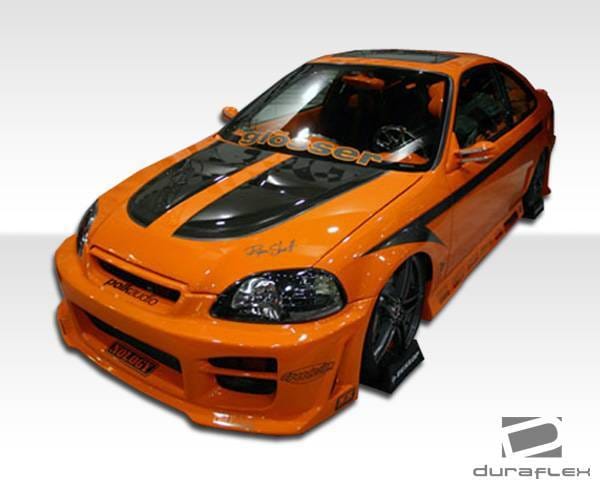Honda Civic 2DR Duraflex R34 Body Kit - 4 Piece - 110468 thumbnail 2