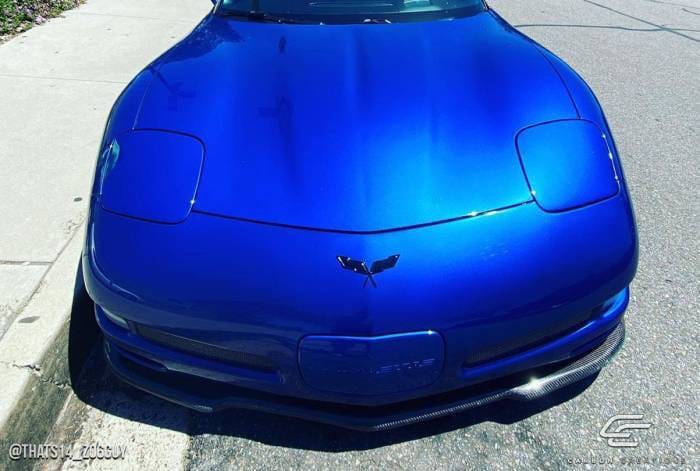 Chevrolet Corvette Carbon Creations C5R Front Under Spoiler Air Dam Lip Splitter - 1 Piece - 106146 thumbnail 5