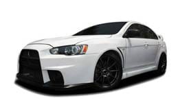 Mitsubishi Lancer Duraflex Evo X Look Body Kit - 12 Piece - 107005