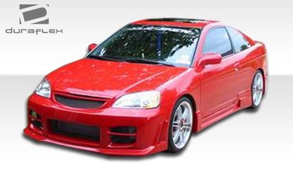 Honda Civic 2DR & 4DR Duraflex R34 Front Bumper Cover - 1 Piece - 100256 thumbnail 5