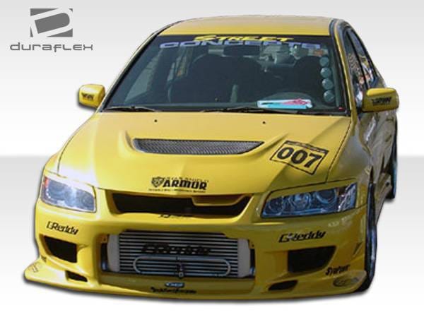 Mitsubishi Lancer Duraflex C-1 Front Bumper Cover - 1 Piece - 100484 thumbnail 3