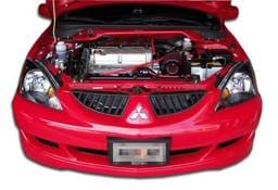 Mitsubishi Lancer Duraflex Rally Front Lip Under Spoiler Air Dam - 1 Piece - 100571