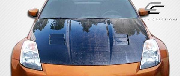 Nissan 350Z Carbon Creations JGTC Hood - 1 Piece - 100494 thumbnail 2