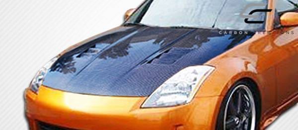 Nissan 350Z Carbon Creations JGTC Hood - 1 Piece - 100494 thumbnail 3