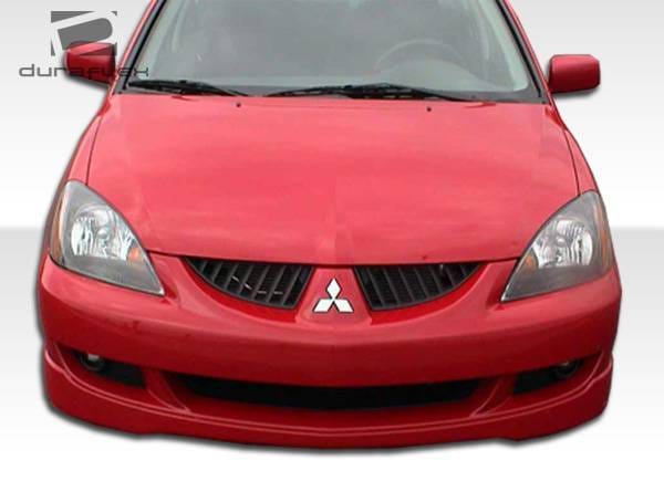 Mitsubishi Lancer Duraflex Rally Front Lip Under Spoiler Air Dam - 1 Piece - 100571 thumbnail 2