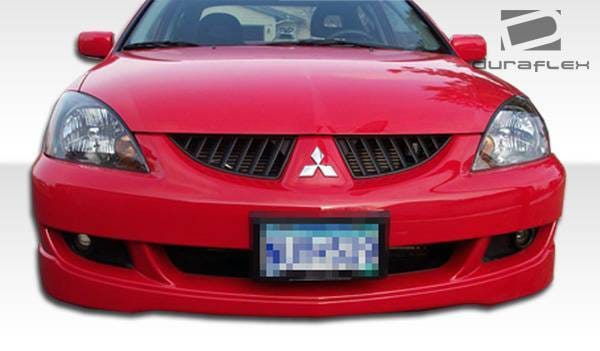 Mitsubishi Lancer Duraflex Rally Front Lip Under Spoiler Air Dam - 1 Piece - 100571 thumbnail 4