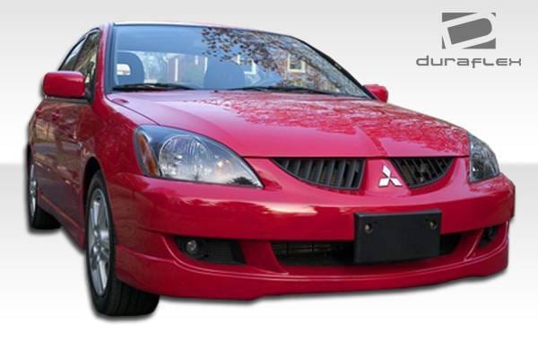 Mitsubishi Lancer Duraflex Rally Front Lip Under Spoiler Air Dam - 1 Piece - 100571 thumbnail 6