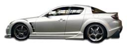 Mazda RX-8 Duraflex Vader Side Skirts Rocker Panels - 2 Piece - 100591