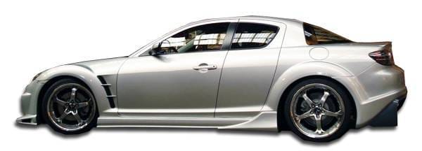 Mazda RX-8 Duraflex Vader Side Skirts Rocker Panels - 2 Piece - 100591